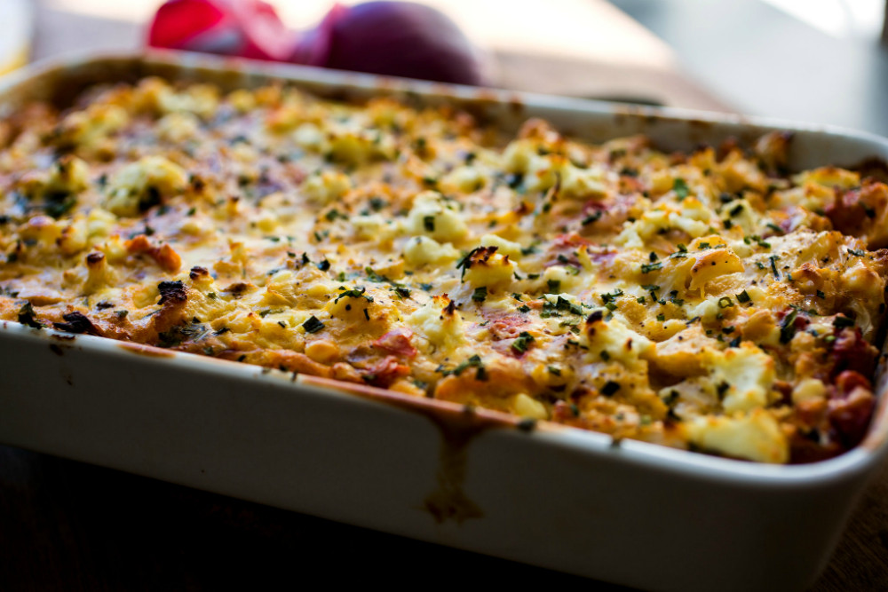 Verduras al horno gratinadas