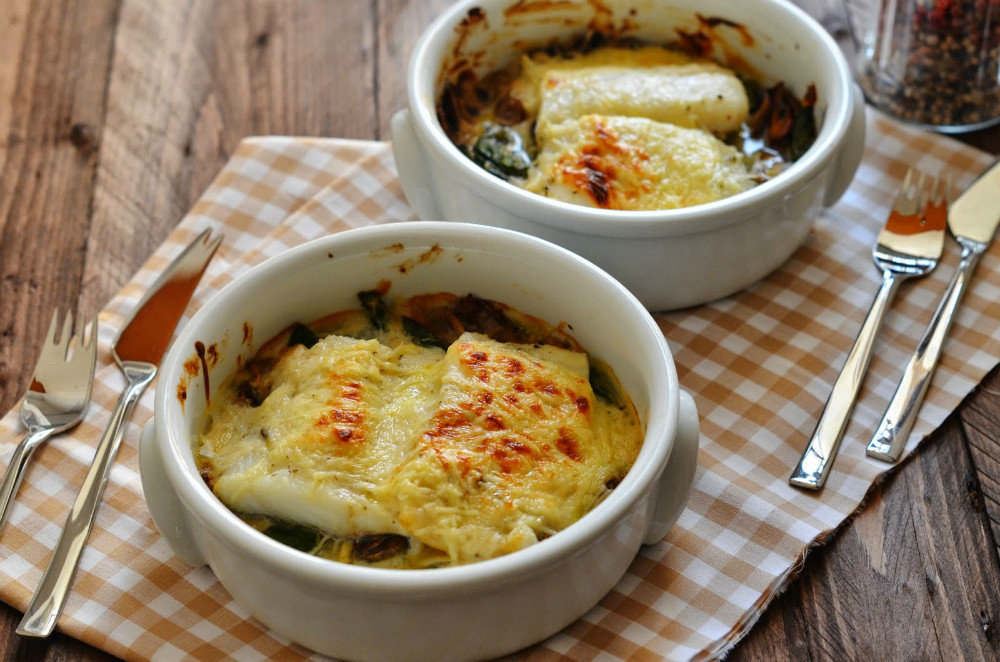 Receta de bacalao estilo italiano al horno