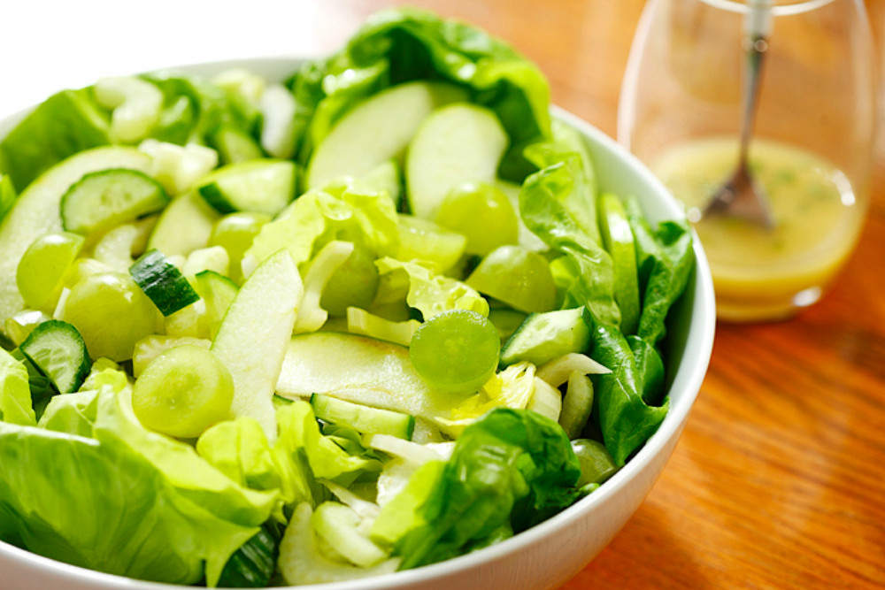 Receta de ensalada de verano verde especial