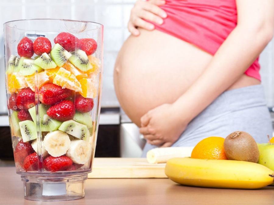 Comer mucha fruta durante el embarazo conduce a la diabetes gestacional