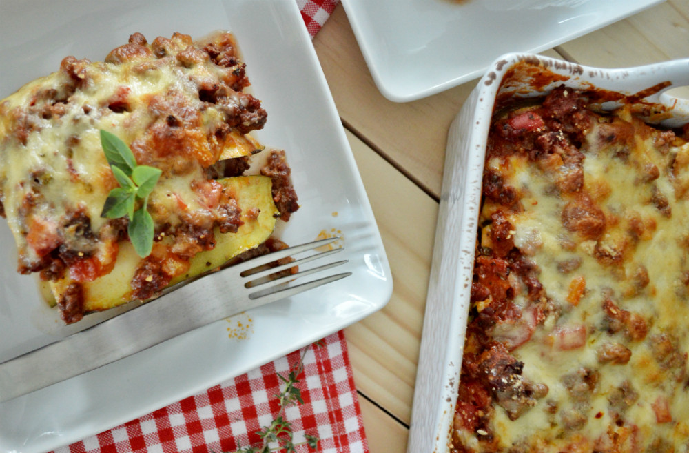 Receta de lasaña libre de pasta