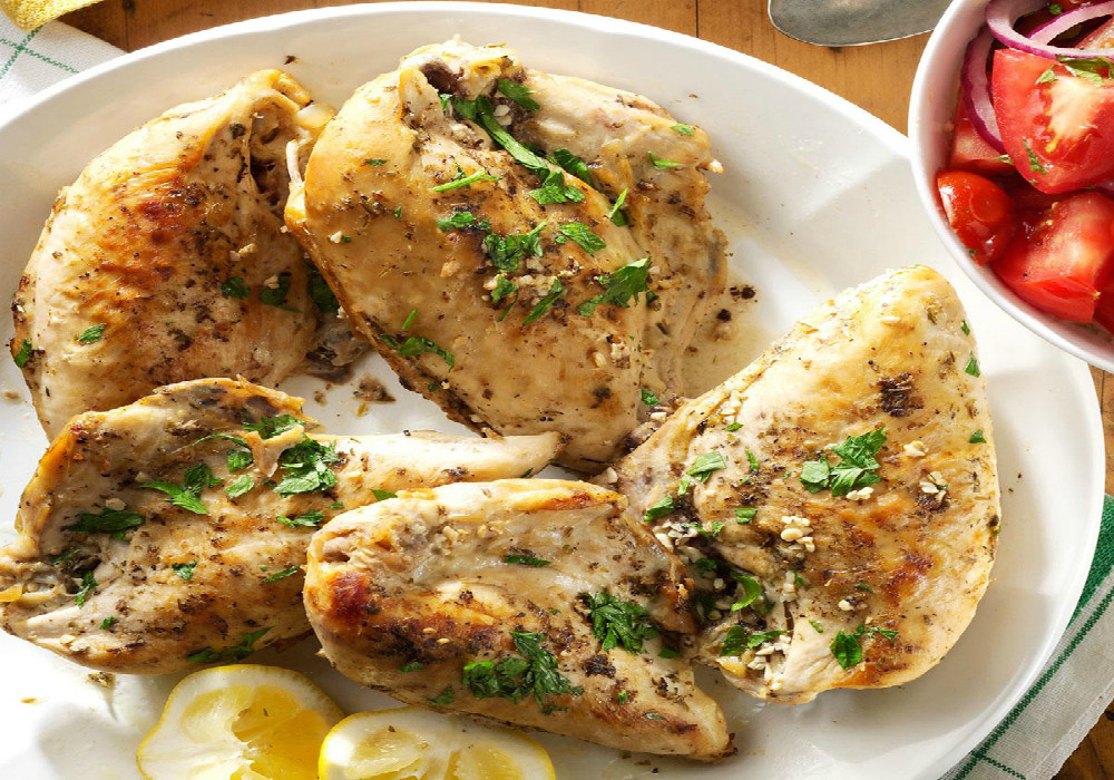 Receta de pollo marinado con limón