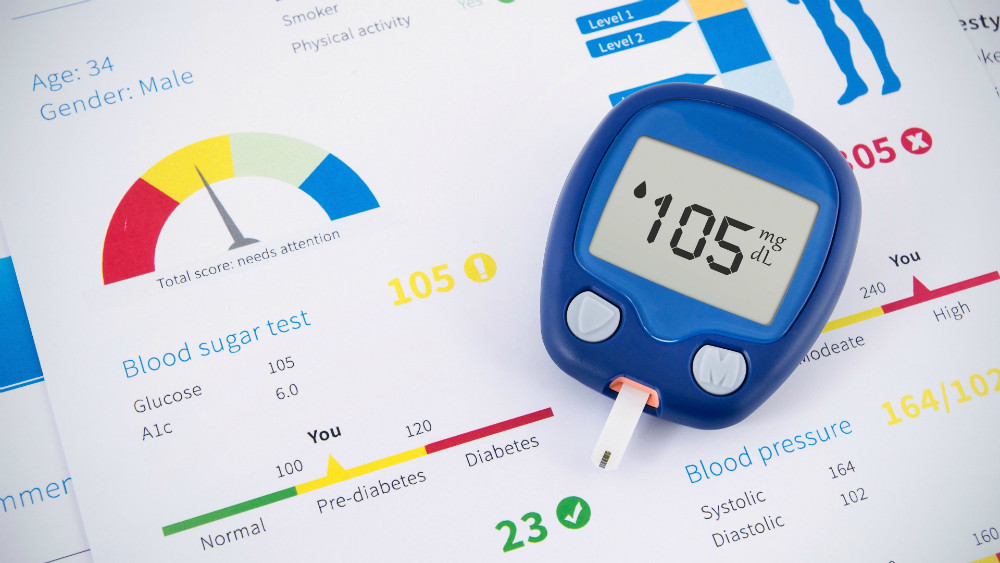 Diga que si a una prueba de prediabetes