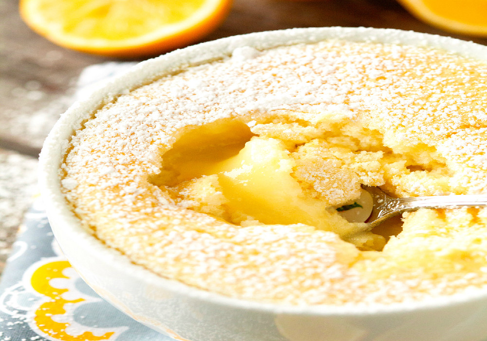 Receta de souffle de limón