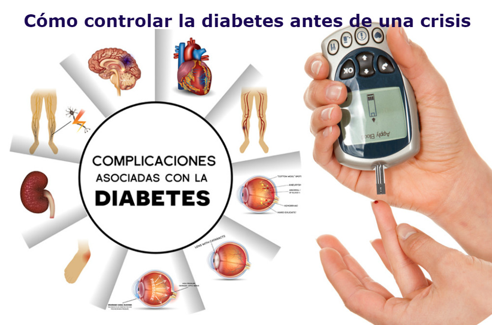 Cómo controlar la diabetes antes de una crisis