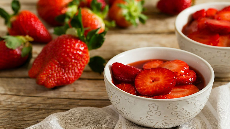 Receta de fresas con vinagre balsámico